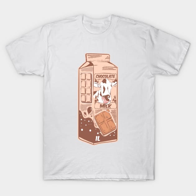 Chocolate milk T-Shirt by mailboxdisco